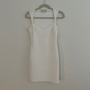 NWOT: Tall Asos Size 4 White Cocktail Mini Bodycon Dress